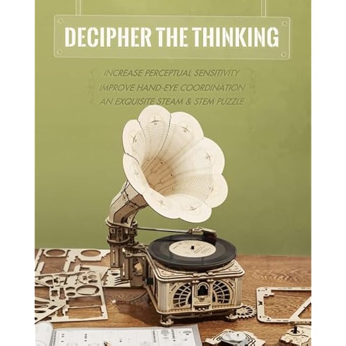 3D WOODEN PUZZLES FOR ADULTS-MODEL BUILDING KIT FOR ADULTS TO BUILD-424PCS DIY WOOD CRAFT KIT-ROOM DECOR FOR MEN AND WOMEN - Image 3